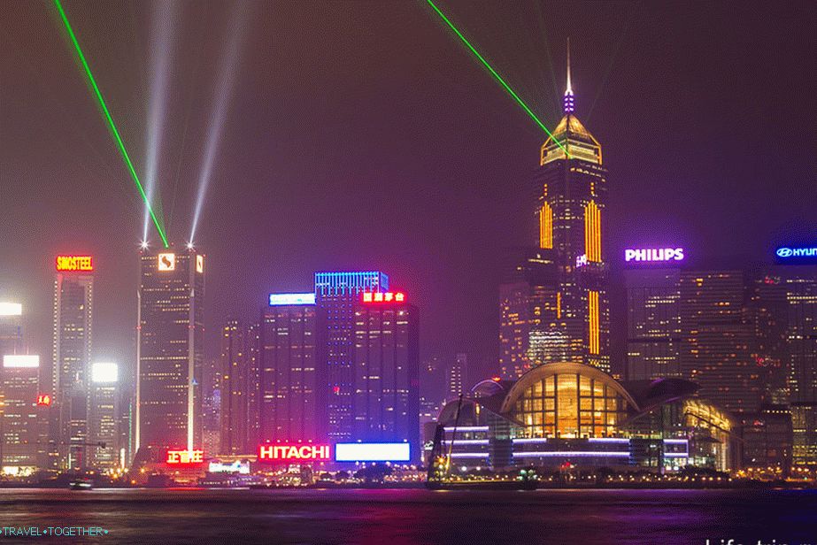 Лазерно шоу в Хонг Конг (5)