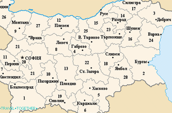 Административното деление на България