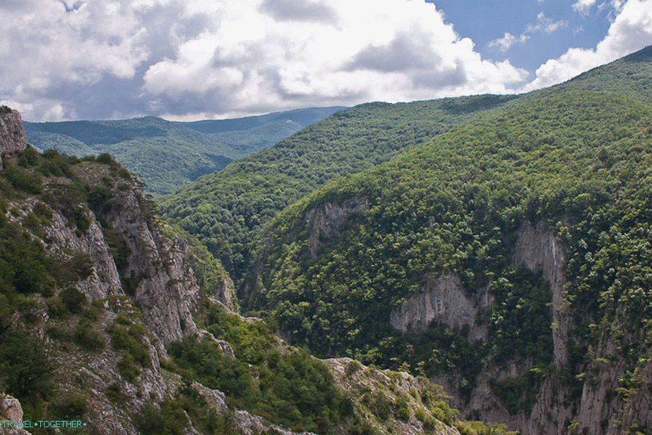Големият каньон на Крим от горе