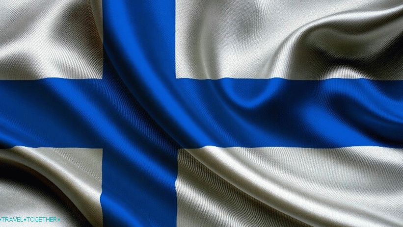 Флаг на Финландия