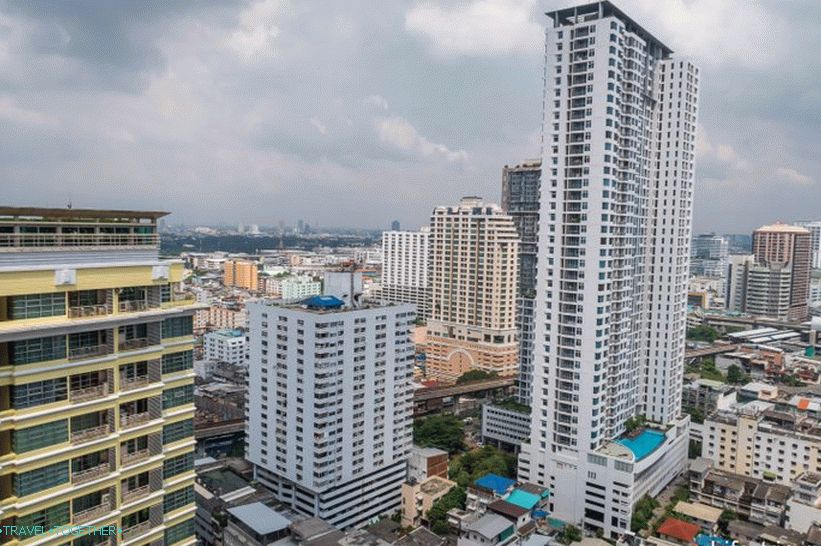 Изглед от апартамента на Банкок