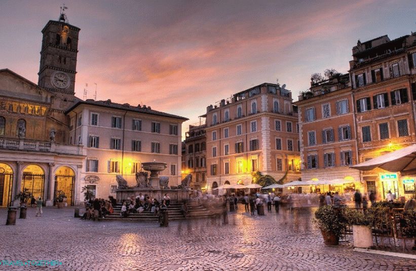 Трастевере -  очарователна местност в Рим