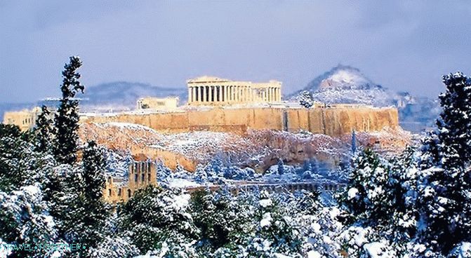 Акропол през зимата