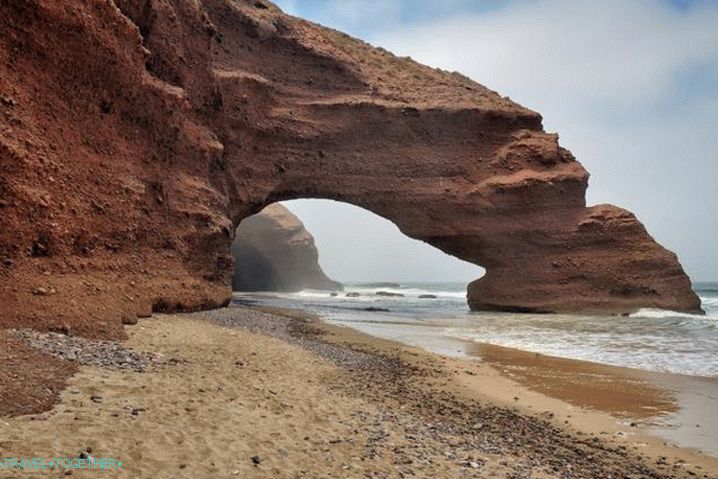 Мароко, плаж Лезгир в близост до курорта Агадир