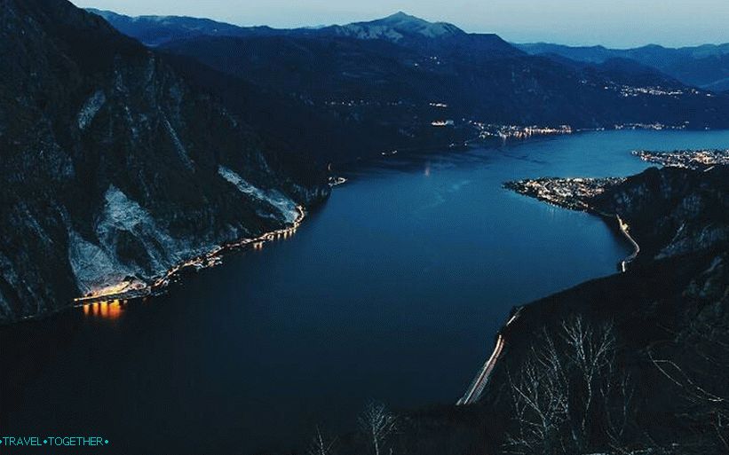 Панорама Комо в околностите на Леко