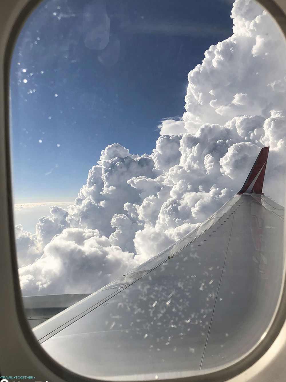 Изглед от самолета