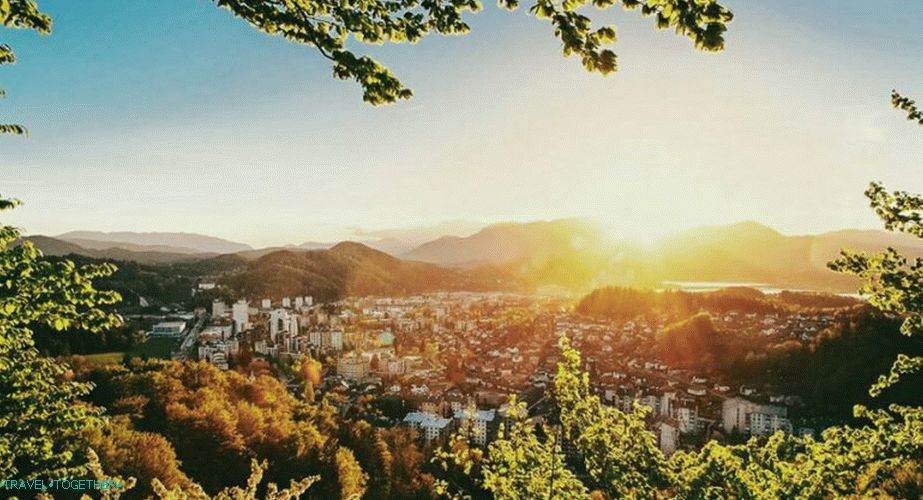 панорама  на Любляна