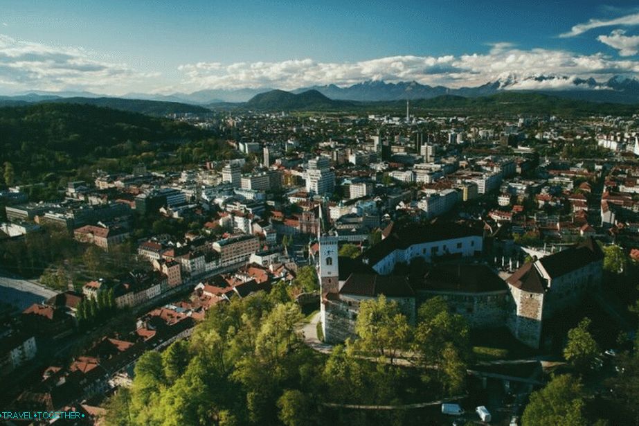 Любляна - изглед към града