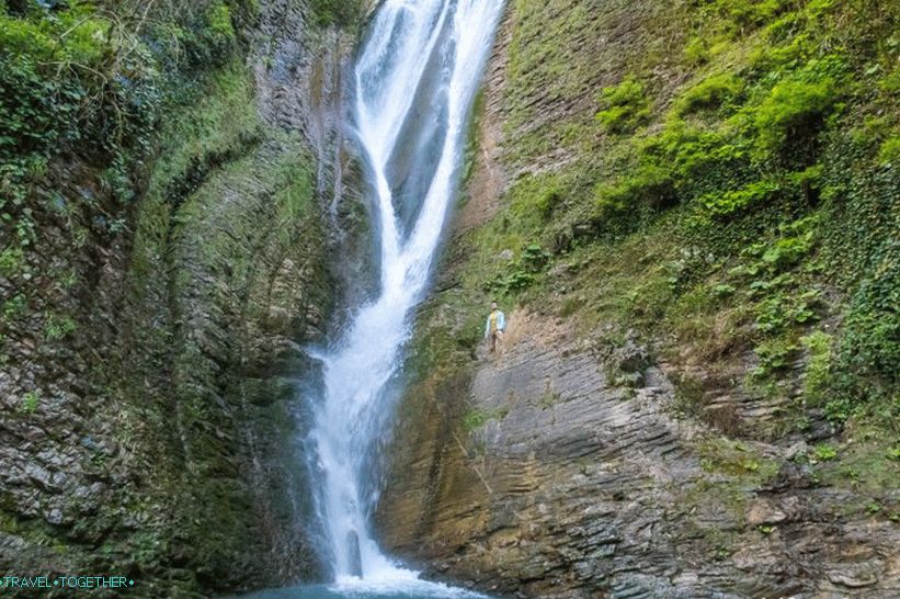 Ореховски водопад в Сочи