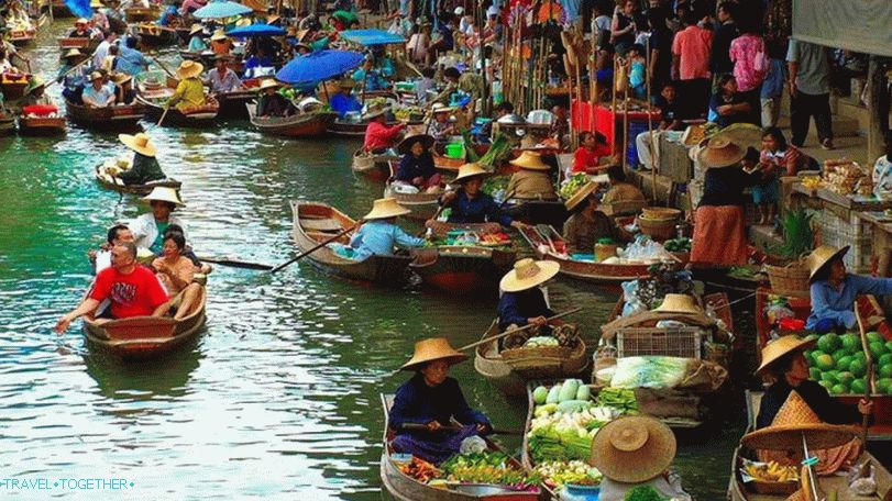 Плаващи пазари на Тайланд