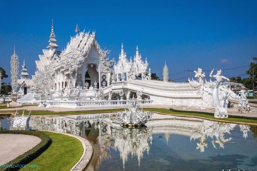 Бял храм в Тайланд (Wat Rong Khung)