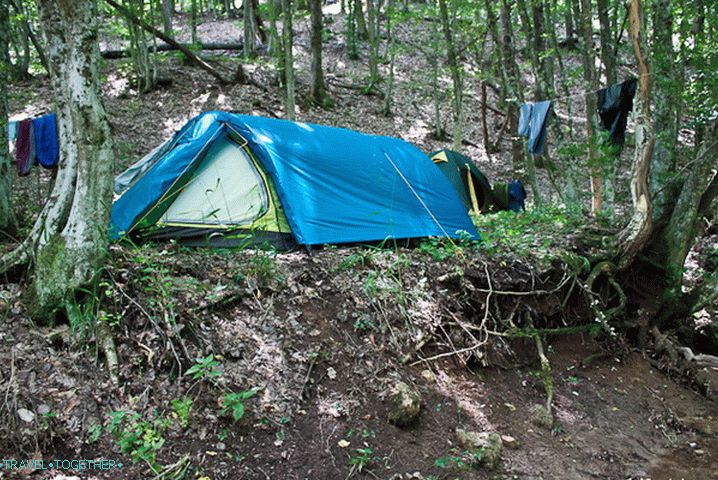Отдих с палатка в природата