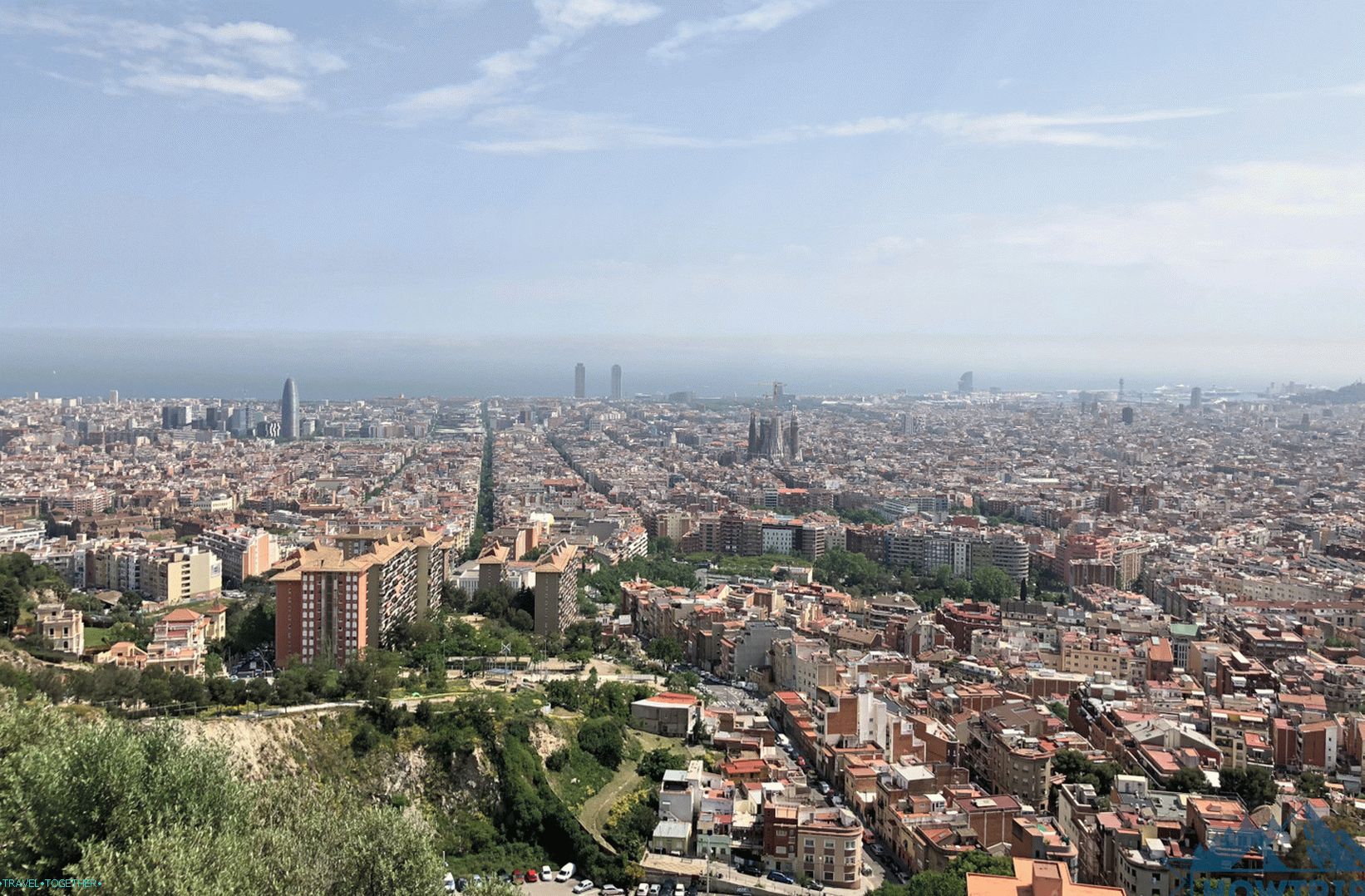 Панорама в Барселона - бункер