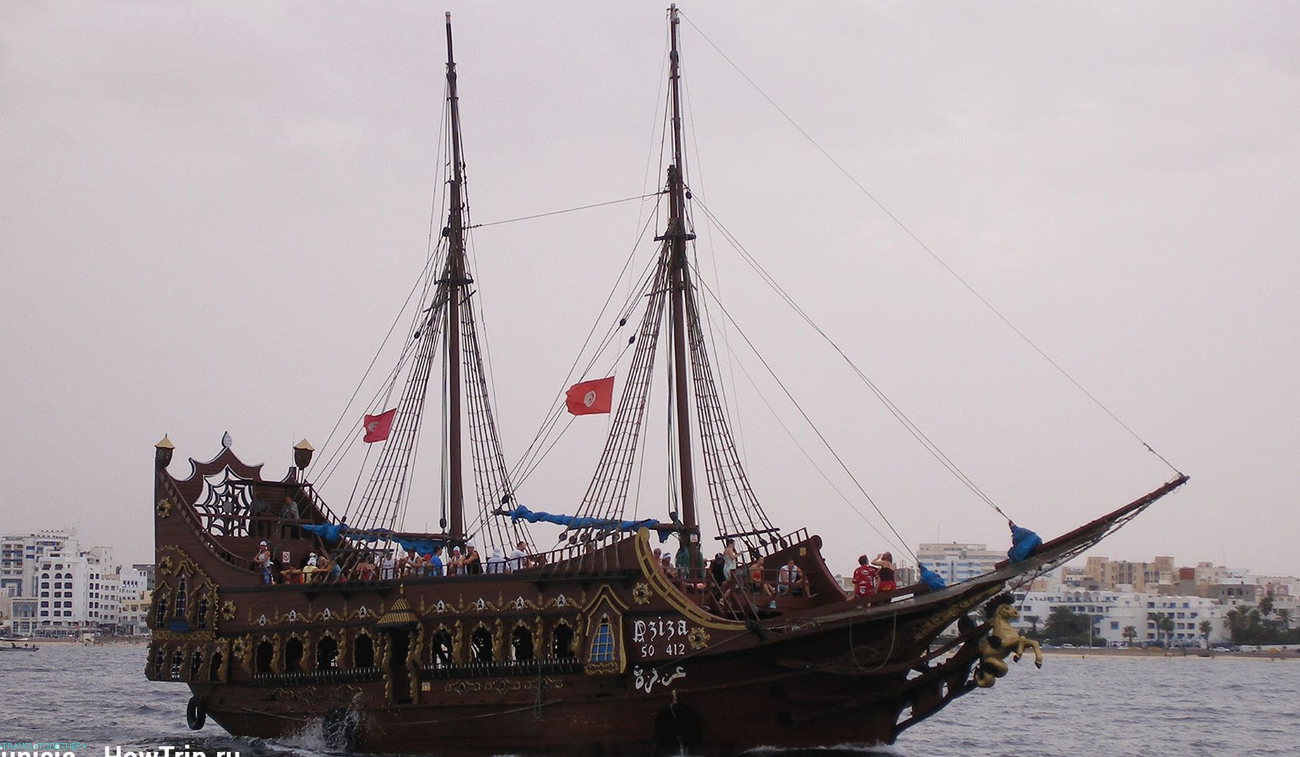 Пиратски кораб в Тунис