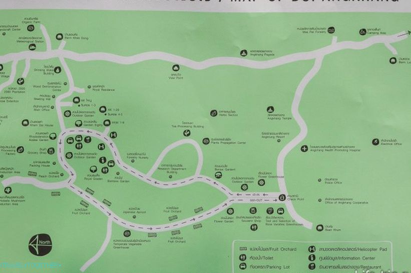 Карта на Doi Ang Khang (кликване)