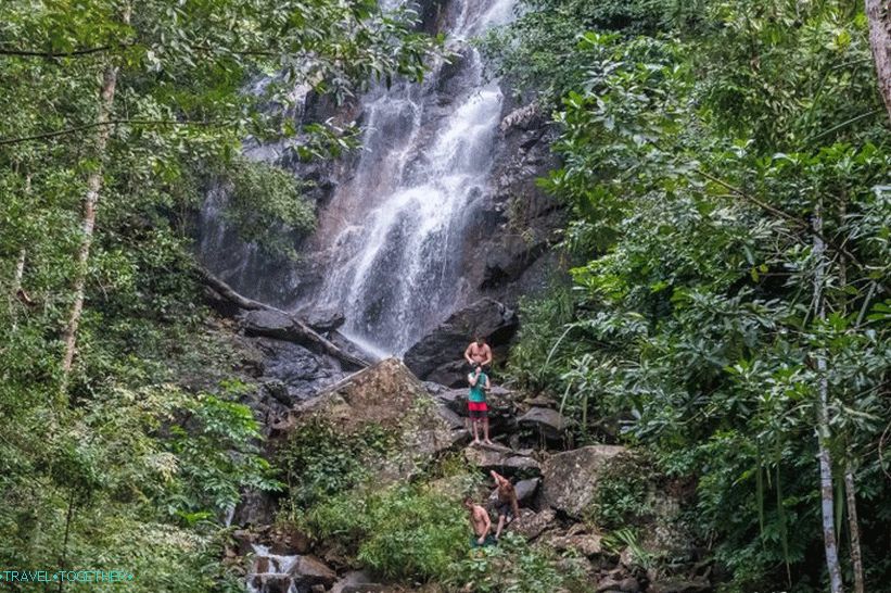 Водопад Phaeng - най-добрият водопад на Phangan в националния парк Tan Sadet