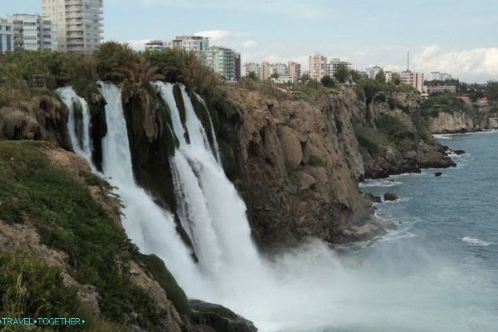 Анталия, долния Дуденски водопад