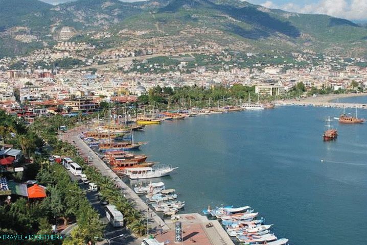 Алания, акостиране на яхти