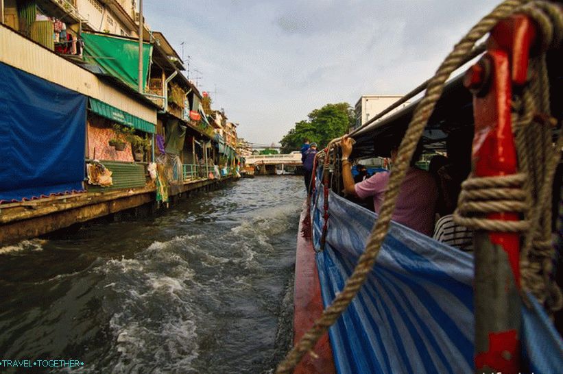 Плаване по речните канали на Банкок