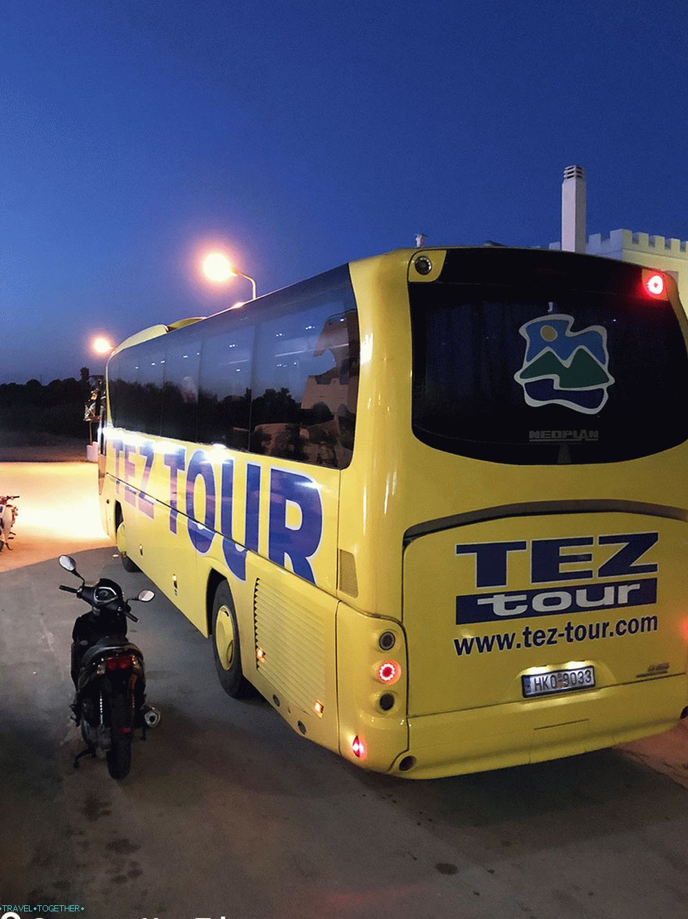 TEZ TOUR Автобус Гърция