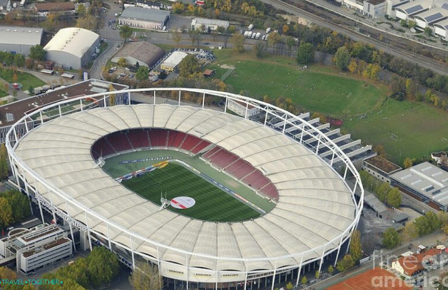 стадион  на футболния клуб в Щутгарт