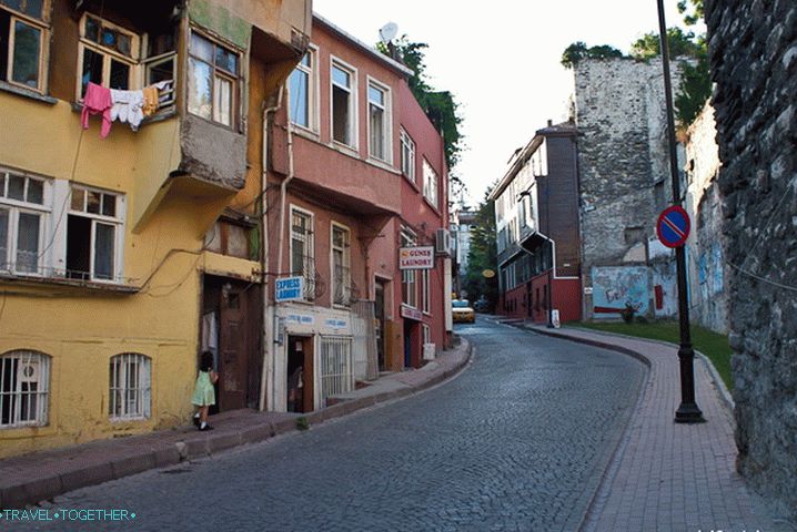 Улиците в стария град на Истанбул. Турция.
