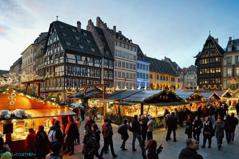 Коледен пазар в Страсбург