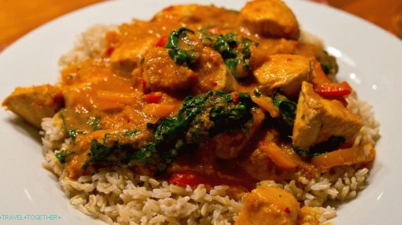 Thai Food - Panang Gai)