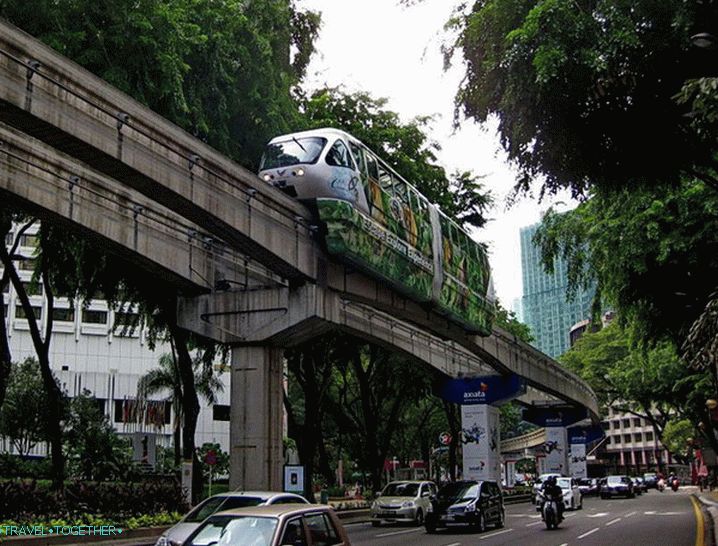Монорелсовото метро в Куала Лумпур