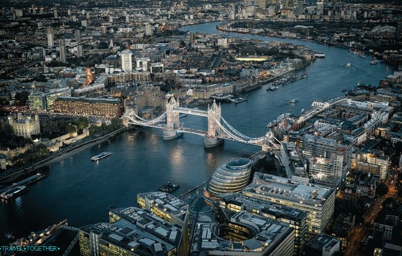 река  Темза в Лондон 