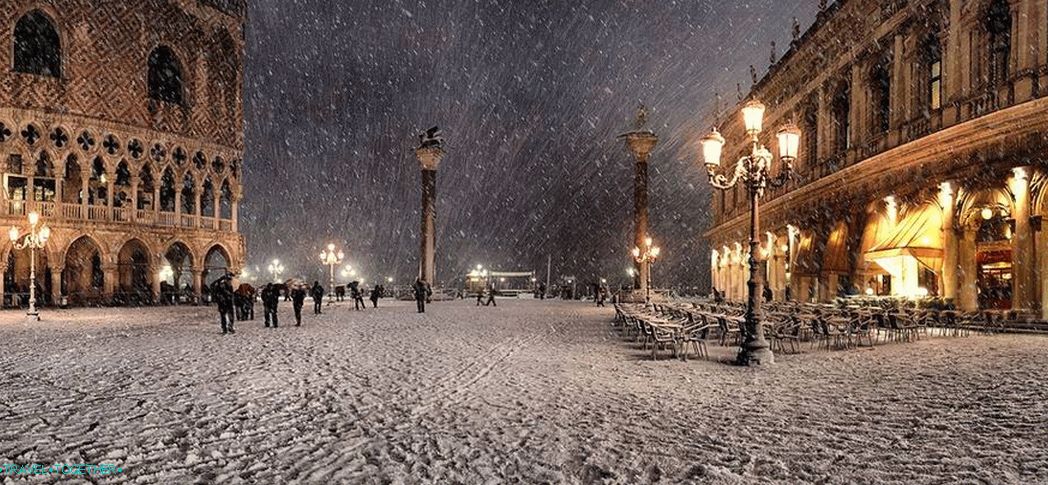 Венеция в снега